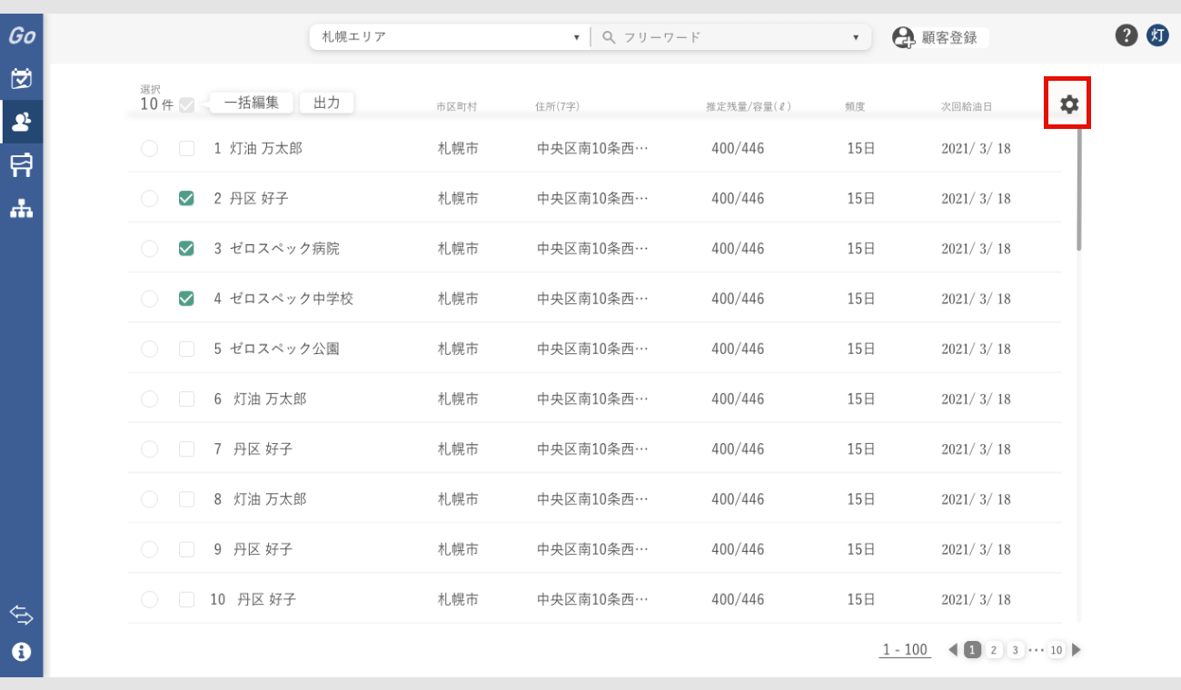 表示項目1